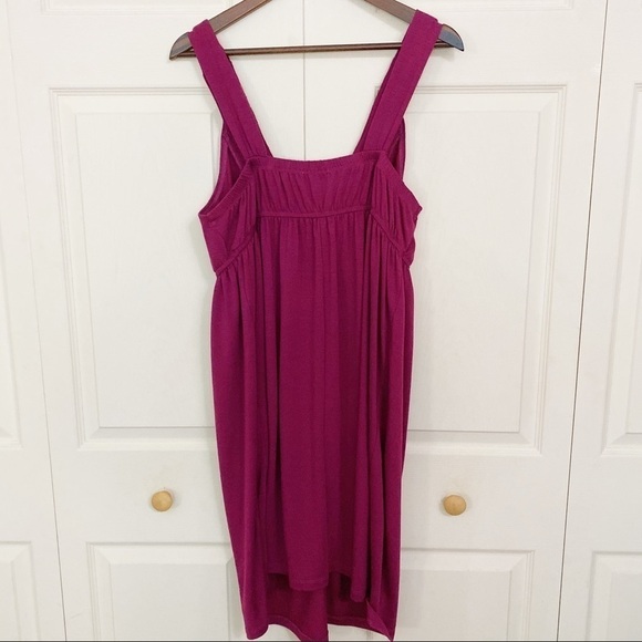 Maurices Maroon Southwestern Style Beaded Sleeveless Plus Size Dress - Picture 5 of 6